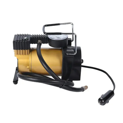 휴대용 금속 공기 압축기 DC 12v 단일 실린더 자동차 타이어 펌프