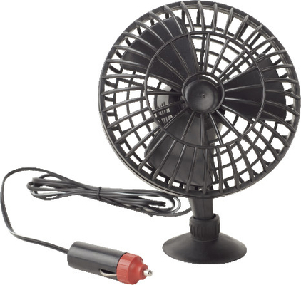 팬 가지고 다닐 수 있는 가득 찬 안전 커버를 냉각시키는 OEM 검은 플라스틱 차