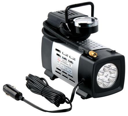 모두가 차 폭등 반대론자를 위해 탄 - 먼지 광 블랙 금속 차량 공기 압축기와 12V