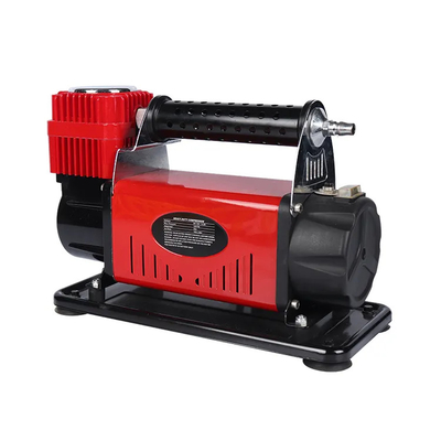 중량 금속 DC12V 자동차 공기 압축기 압력 측정기와 함께 자동차 타이어 공기 팽창기 단일 실린더 공기 압축기