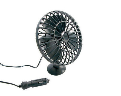흡착작용으로 팬들 Dc 12v 가지고 다닐 수 있는 4 인치를 냉각시키는 작은 검은 피랙틱 차량