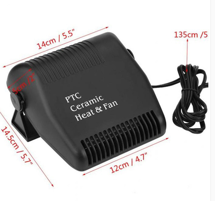 ABS DC12V 차량 휴대용 팬 히터