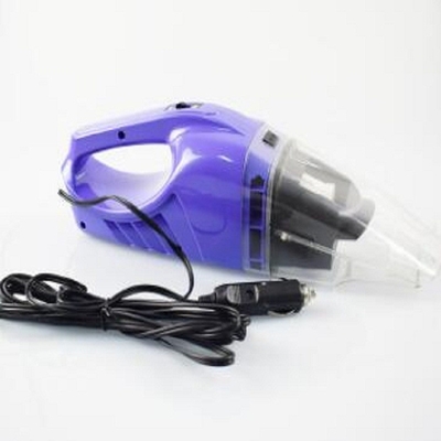 자주빛 손은 배터리 가동 진공 청소기류 Dc 12v 플라스틱 물질을 잡았습니다