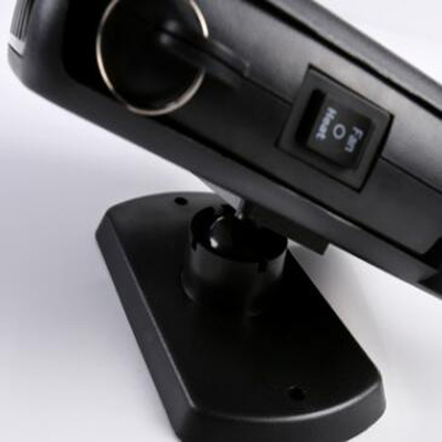 휴대용 자동차 팬 히터 DC 12V MINI 팬 히터 팬 및 히터 기능으로 PTC 난방
