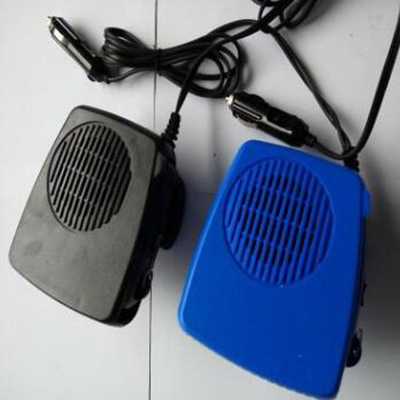 팬 / 히터 기능과 Dc 12v 플라스틱 가지고 다닐 수 있는 자동차 난방 장치 흑색 컬러