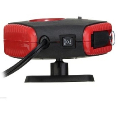 ABS Dc12v 휴대용 PTC 세라믹 자동차 팬 히터 LED 조명