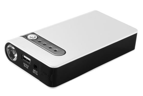 12V 차량용 휴대용 점프 스타터 (LED 플래시라이트 및 11000mAh 배터리 포함)