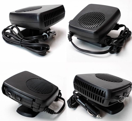 휴대용 자동차 팬 히터 DC 12V MINI 팬 히터 팬 및 히터 기능으로 PTC 난방