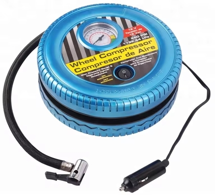 12V 휴대용 자동차 타이어 공기 주입기 250PSI, LCD 화면 포함