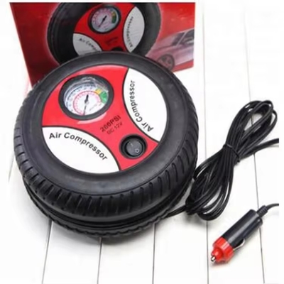 12V 휴대용 자동차 타이어 공기 주입기 250PSI, LCD 화면 포함