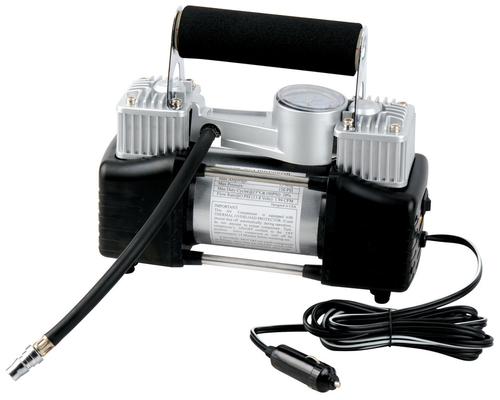 좋은 가격 DC 12V 150 PSI 검정색과 은 금속은 강한 전력을 위한 압축기를 발표하고, 단식합니다 온라인으로