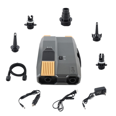 SUP와 DC12V 자동차 플러그로 재충전 가능한 공기 펌프 AC 110v-220v 패들 보드에 대한 전력 전기