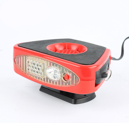 ABS Dc12v 휴대용 PTC 세라믹 자동차 팬 히터 LED 조명