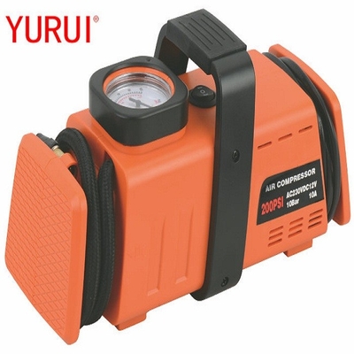 AC110-230v 휴대용 자동차 타이어 펌퍼 DC12v 핸들