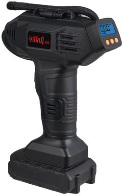 휴대용 공기 압축기 27L/min 흐름률 12V DC 모터와 타이어 빠른 팽창을 위해 2000mAh 재충전 배터리