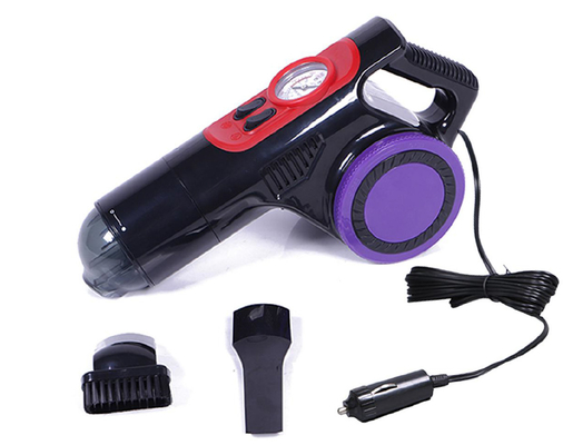 좋은 가격 Dc12v 2-in-1 플라스틱 자동차 타이어 펌퍼 및 브러쉬가 있는 휴대용 자동차 진공청소기 온라인으로